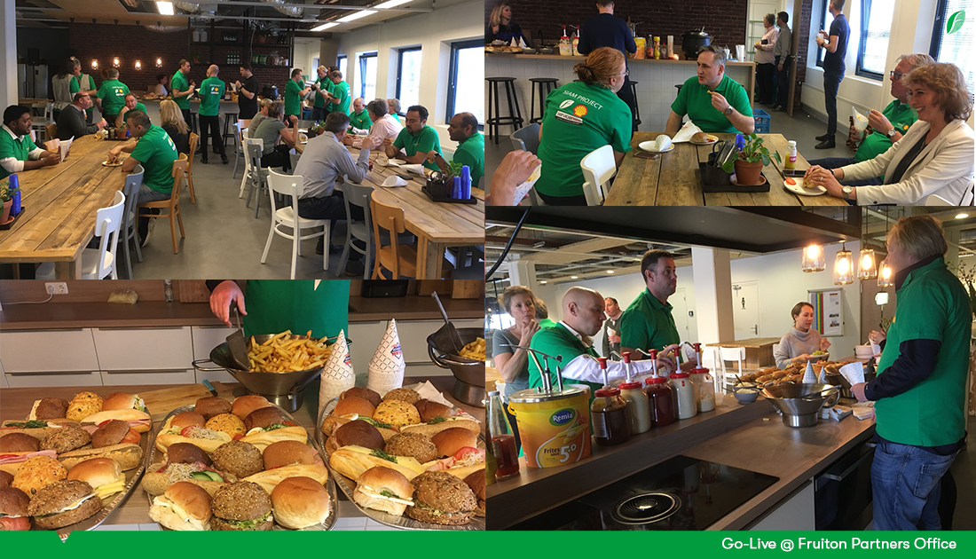 DXC_ServiceNow's tweet photo. Still going strong and steady of course!! Today is ServiceNow Go-Live day for a huge international company. And off course we take care of all the people with drinks & food. #GoLive #FruitionPartners #keepwatchingus https://t.co/jJHRk4sSjI