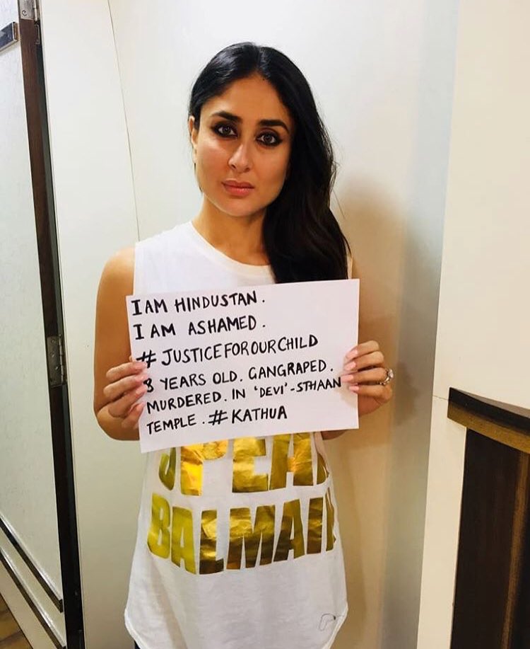 Kareena Updates on Twitter: "I am Hindustan. I am ashamed ...