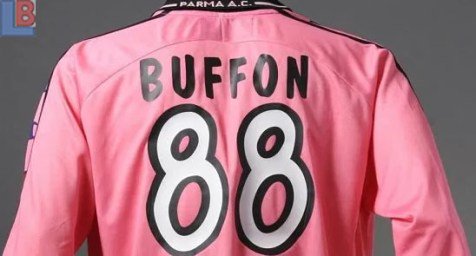 buffon jersey number