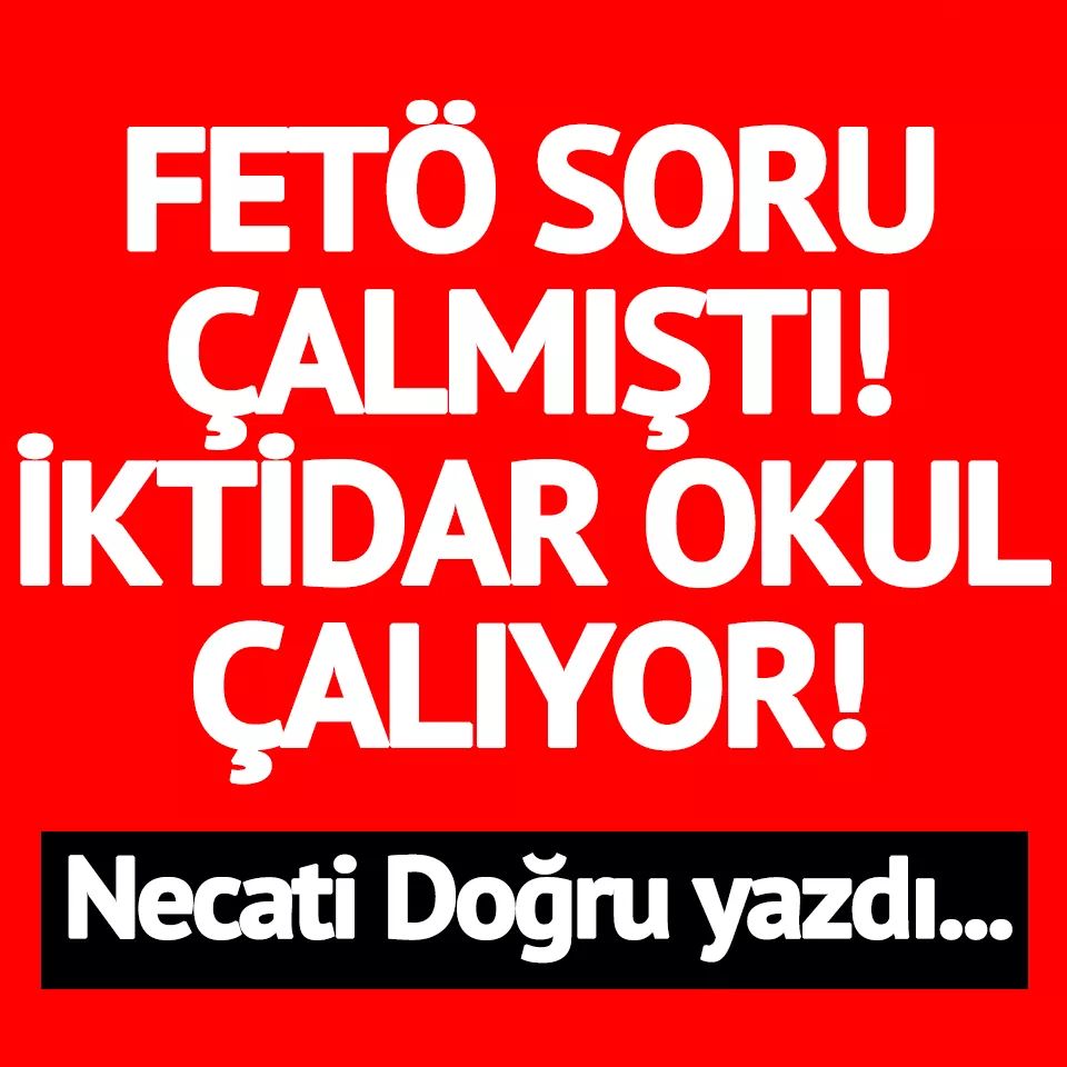 gazetesozcu's tweet photo. "Şimdi de; başarılı liseler niteliksiz ilan edildi ve üniversiteye giriş başarası düşük imam hatip liseleri ise “nitelikli okul” sınıfına yükseltildi.
Sayın eğitim bakanı!
FETÖ soru çalmıştı.
Siz ne yapmaktasınız? "
https://t.co/AbNwFphgyS https://t.co/t24vxXceyp
