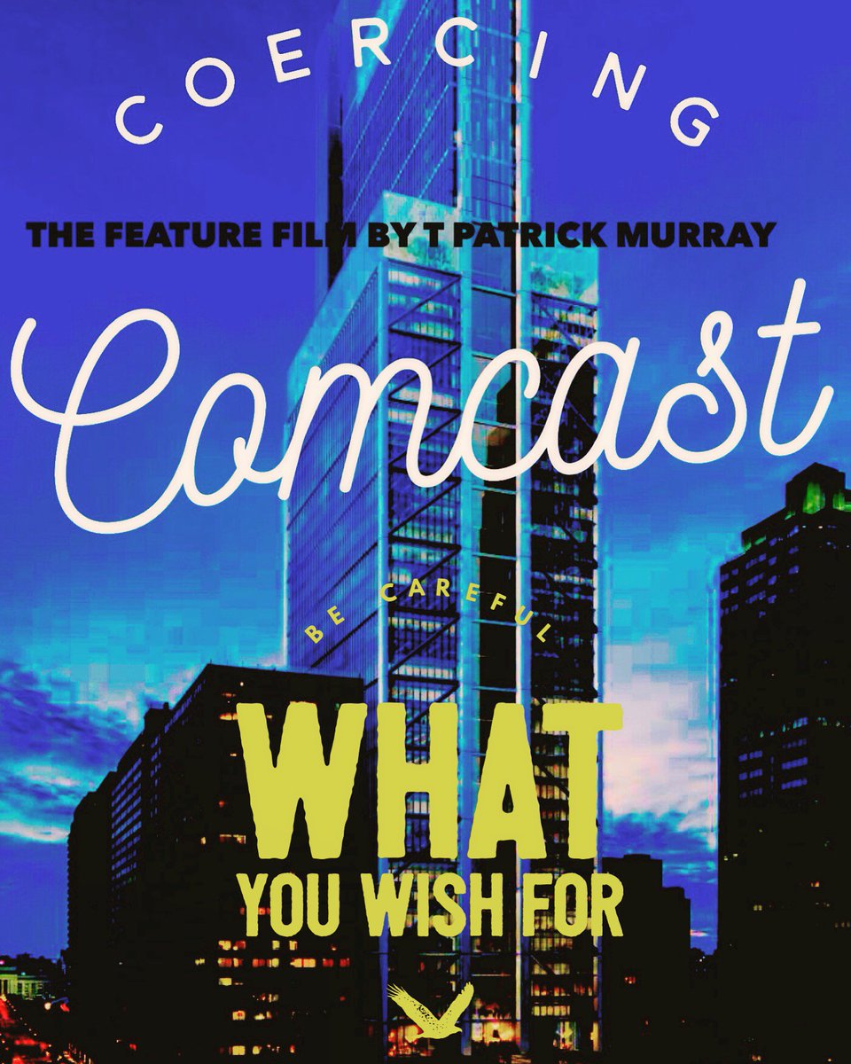 BROADCASTREAM's tweet photo. Only odd films like those made by Wes Anderson will be exhibited, and I am currently writing this script for premiere streaming through our site...

       COERCING COMCAST
                 (a comedy) https://t.co/6kbG64ljRd