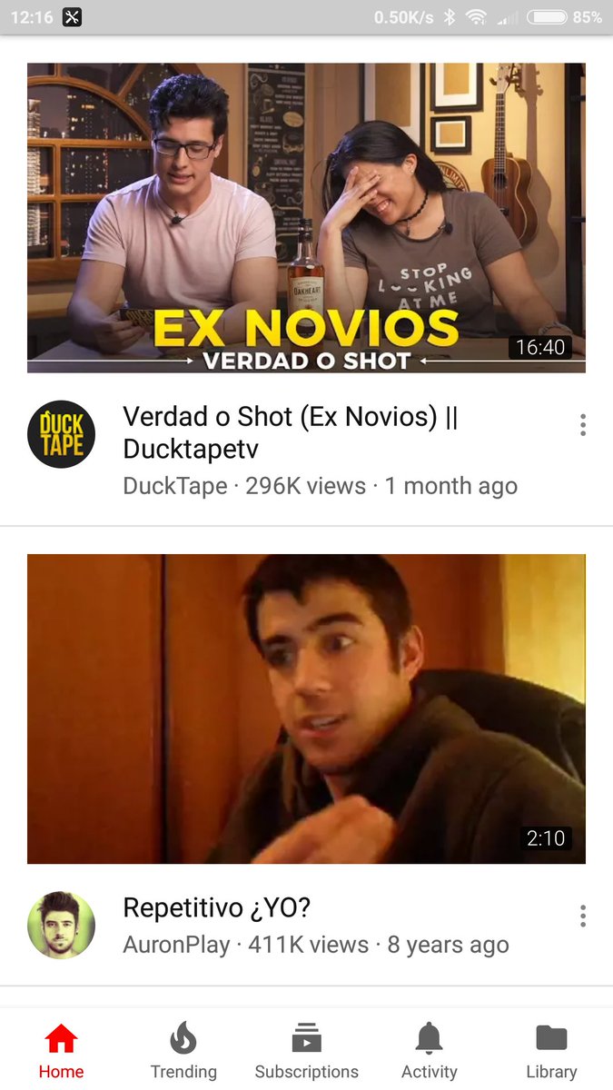 aSerrano_9's tweet photo. Cuando YouTube te recomienda el último vídeo de @auronplay https://t.co/N57XHRY4X1