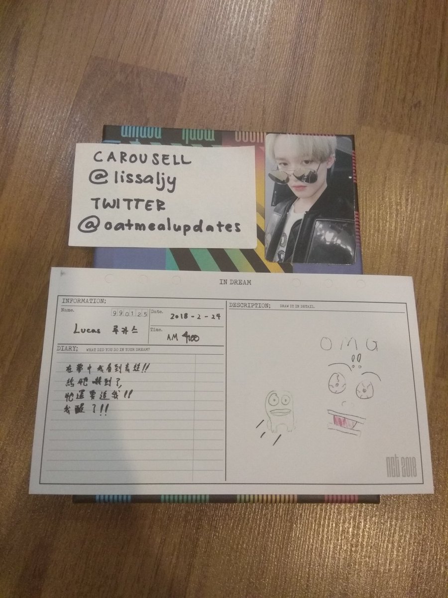 oatmealupdates's tweet photo. [HELP RT] 💓
[MALAYSIA ONLY]

[WTT] NCT 2018 EMPATHY

[DREAM VERSION]

PC: Chenle ➡️ Winwin (Priority)/Jaemin
DIARY: Lucas (Yukhei) ➡️ Winwin (Priority) / Jaemin

@NCT_trading @ncttradingMY @msianctizen https://t.co/DY7LjF1syL