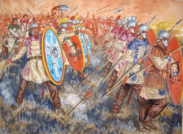 ArqueonetNet's tweet photo. 💬 #Taldiacomavui el 1205 es produeix la batalla d'#Adrianopolis ⚔️, #Tràcia, on l'Emperador Baldui I de #Constantinoble va ser vençut per l'exèrcit del #Tsar búlgar Kalojan I🤴🏼. Els terratinents de Tràcia van donar suport al Tsar perquè expulsés als llatins de la capital 👊. https://t.co/cxerFdX23j