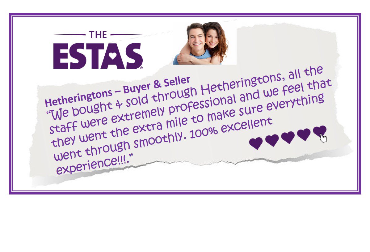Our ESTAS Review of the Day!
Congratulations to Hetheringtons for this fab comment 💜
#servicematters #goingtotheestas <a href="/THE_ESTAS/">The ESTAS</a> theestas.com/table-booking/     <a href="/HetheringtonsEA/">Hetheringtons EA</a>