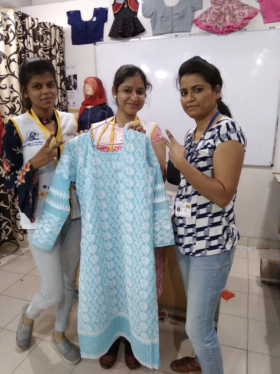 IcteLucknow's tweet photo. Our Self Employed Tailor Batch made simple ladies Kurta @IcteLucknow @ictelko @MSDESkillIndia @NSDCINDIA @PMOIndia @dpradhanbjp @AnantkumarH #Skill4Jobs https://t.co/pXxnFt6R51