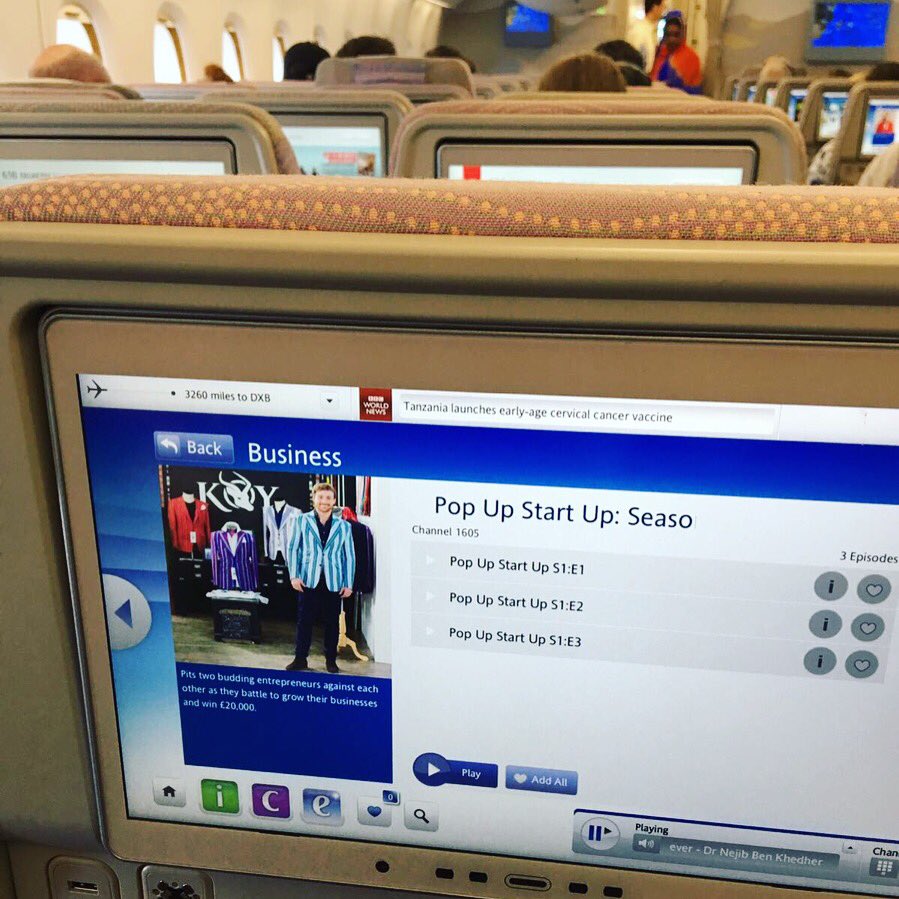 JimmyScott3's tweet photo. If you find yourself on @emirates 🛫and want to watch a legend on TV...😉#PopUpStartUp #Entrepreneur #StartUp #Throwback #WatchThisSpace @KoyClothing @CNBCi https://t.co/zPpTOErJpP