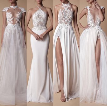 Dress goals! <a href="/bertabridal/">BERTA</a> are following spring/summer trend with their #MusebyBerta collection. Which one is your favourite?