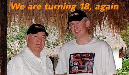 These 2 fellows launched a user community, uniquely for #Nikon users 18 years ago, April 30th, 2000. Ad free &amp; independent specializing on everything Nikon.
bit.ly/2JKmnFD
#gojuice #nikonians <a href="/AP_Magazine/">Amateur Photographer</a> <a href="/PPMagazine/">Professional Photographer magazine</a> <a href="/NikonUSA/">NikonUSA</a> <a href="/NikonMexico/">#NikonMéxico</a> <a href="/JRPalaciosChapa/">𝕁ℝℙ𝕒𝕝𝕒𝕔𝕚𝕠𝕤</a> <a href="/stahlbrandt/">Bo Stahlbrandt</a>