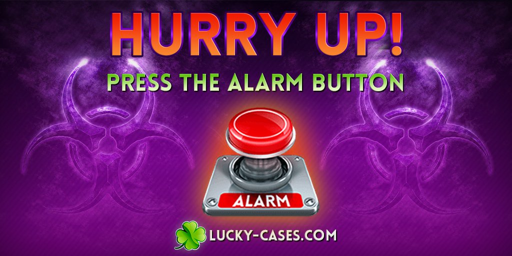 Support_Lucky_C's tweet photo. 🔔🕐Alarm Case can make u worried, but it won't let u go without any winning 💥
🔥 https://t.co/ev5dk1ee3N 🔥

#luck #luckycsgo #luckycases #alarmcases #cheapcases #cheapskins #csgo https://t.co/hRcDsS7idb