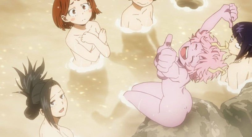 アニメマンガ名探偵すやまたくじ Tren Twitter 僕のヒーローアカデミア 第3期 2話 水着回に続いて温泉回も演出するとはね やだ 峰田くん仕事人すぎるっ プッシーキャッツも出て来て今回も女性キャラが強いな 活動12年ってことは30歳なのかもしれんが でも