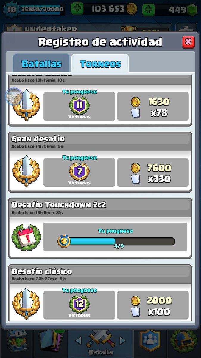 Trabajando duro, que mal ese touchdown 😞, sigo buscando equipo competitivo, interesados md #ClashRoyale