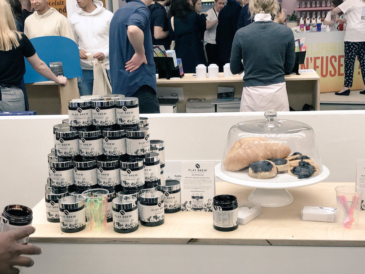 ianmartinadams's tweet photo. The world’s first espresso spread by @Flat_Brew ☕️👌🏻 https://t.co/RRw8yI1k4O