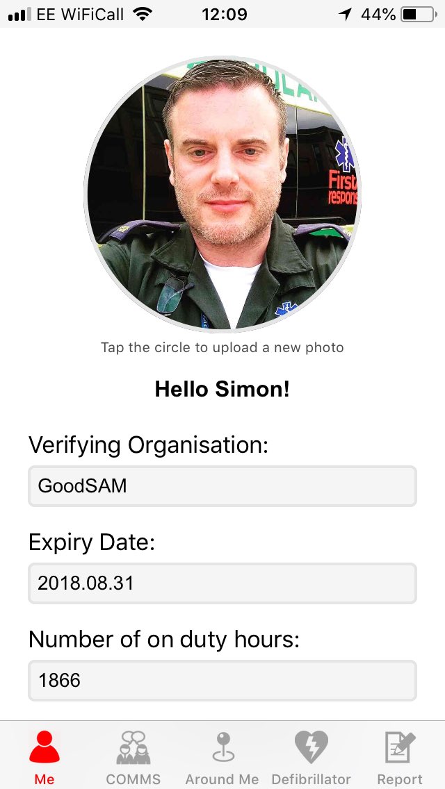 simonnash1980's tweet photo. Signed in to the @GoodSamApp this afternoon ⛑ #Wandsworth #Nurse #NurseCommunity #GoodSam #GoodSamAlerter #GoodSamResponder https://t.co/c7uRdPNdVC