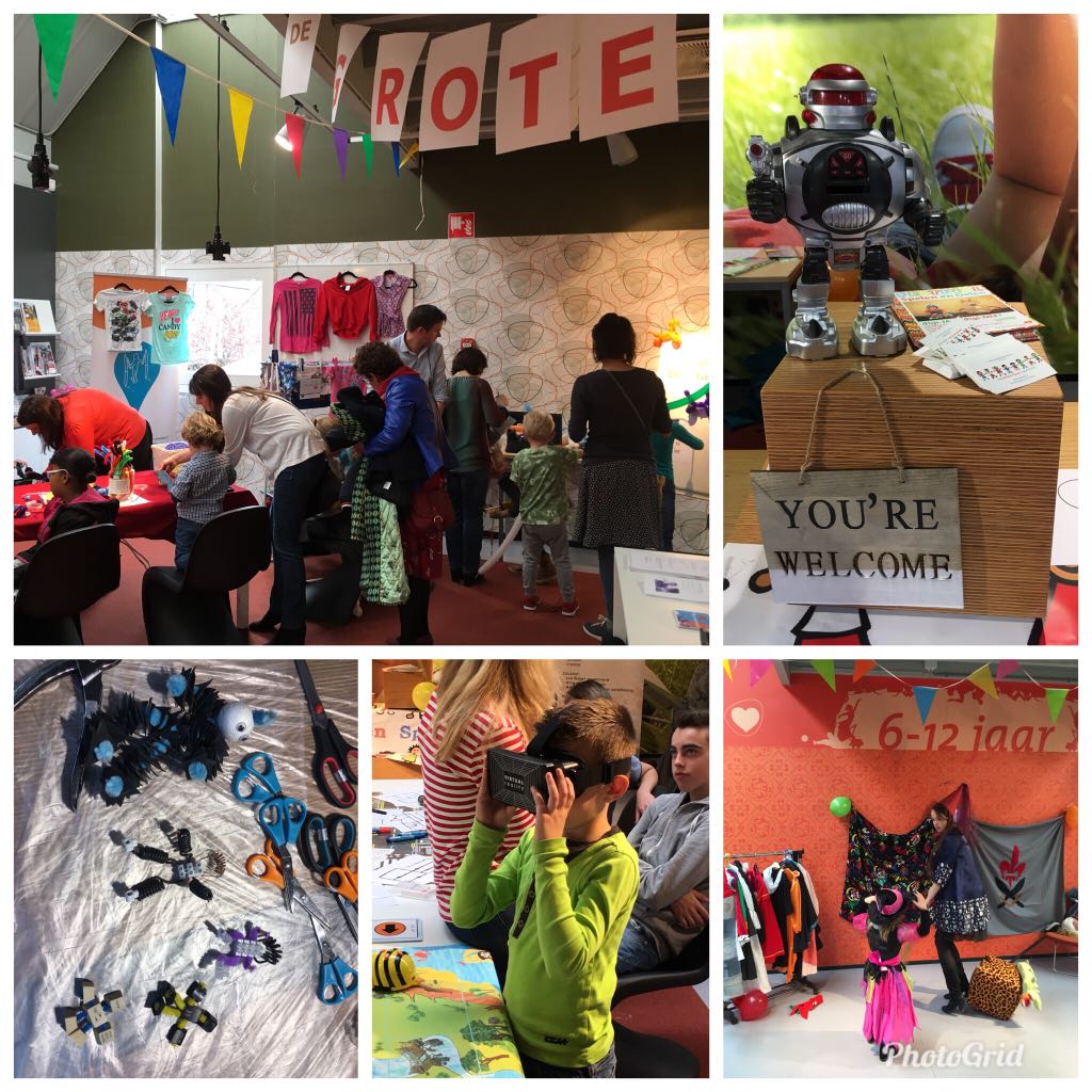 BiebLekIJssel's tweet photo. Zo, de sfeer zit er goed in bij het 'Spelen en Delen: Digi-Ja of Digi-Nee' #festival in #Vianen! #VR #robots #CreaBeez #kinderen #muziek #media #MUD18 @MediaUkkies @skvianen @Vianenvoorelk @BiebLekIJssel #Speelotheek ...^id https://t.co/hRUiucHu70