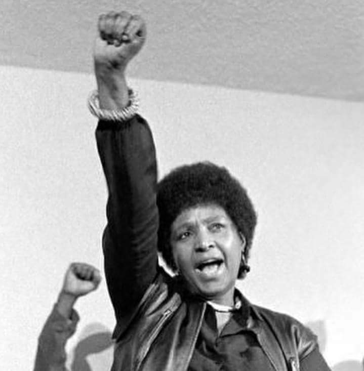 OxfamSA's tweet photo. We join the rest of the world in celebrating the life of gallant freedom fighter mama Nomzamo Winnie Madikizela-Mandela, who spent her whole life fighting to free the majority in our country from poverty, inequality and patriarchy. 
Farewell mbhokodo! Rest in Power #MamaWinnie https://t.co/1Cq4CPnwHL