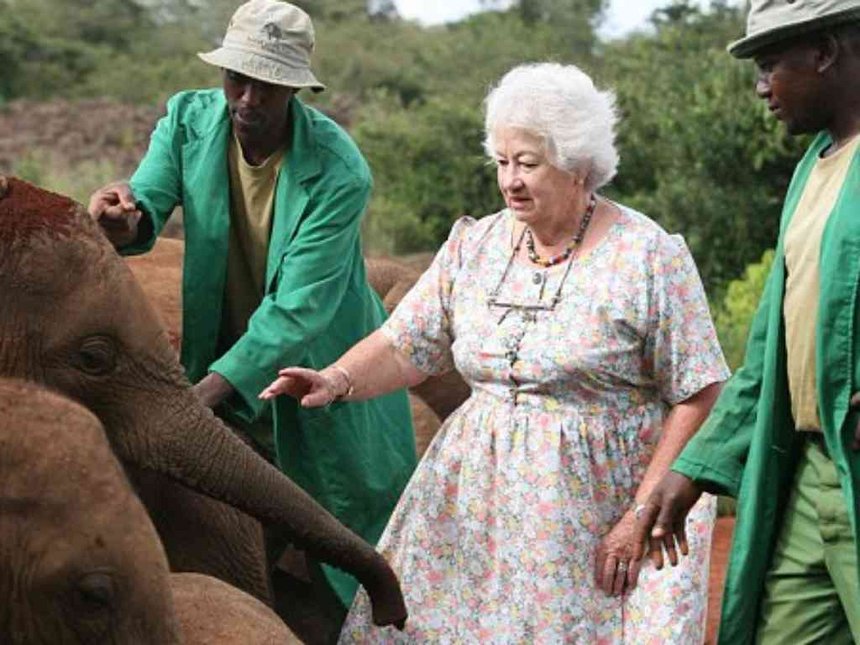 RafikiExplorer's tweet photo. Sad to learn of the passing of Dr. Dame Daphne Sheldrick.  A true pioneer in the conservation of African elephants, she will be missed by many. https://t.co/L411JoAkA7