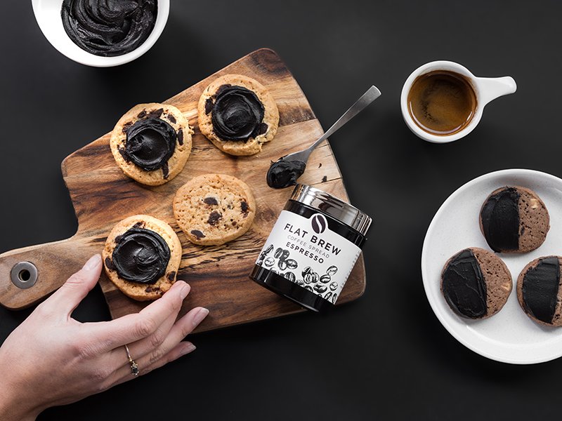 Flat_Brew's tweet photo. Elevenses reinvented with our coffee spreads https://t.co/CqU6Nyiz13
