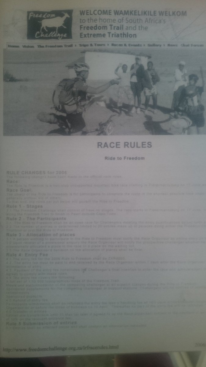 My love for the Freedom Challenge started way back in 2006 with this seedling