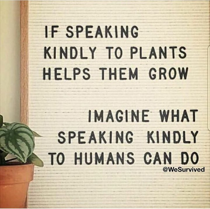 JMorcumb's tweet photo. #pickyourwordscarefully #liftupnotputdown #blessthosearoundyouwiththebestofyou https://t.co/plRmdMgrSD