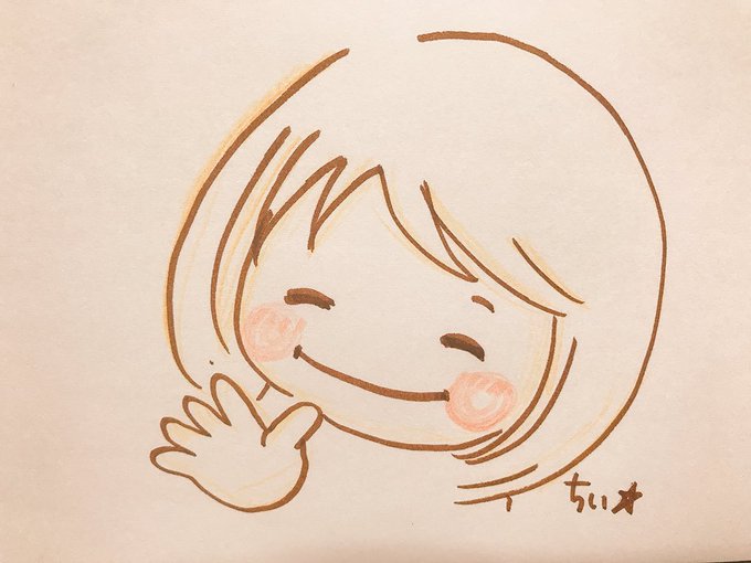 「ショートヘア 手を振る」のTwitter画像/イラスト(古い順)
