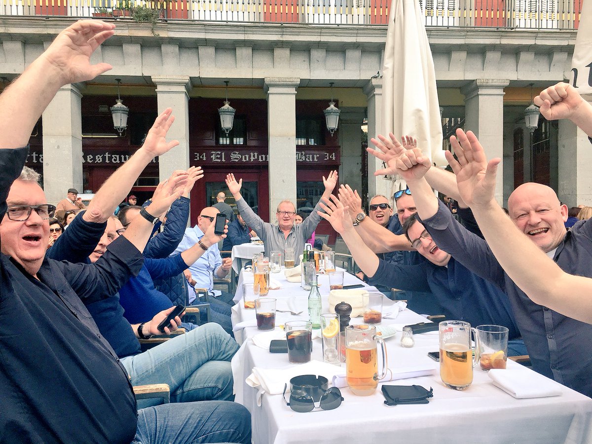 Madrid juicht #forzablauwkes