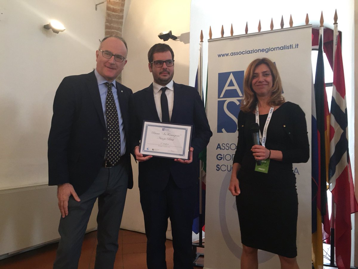 AgspPerugia's tweet photo. L’@AgspPerugia premia i vincitori del Premio “InFormazione” Nunzio Bassi 2018. #ijf18 @ODG_CNOG #odg_umbria https://t.co/j6skpbHwqL