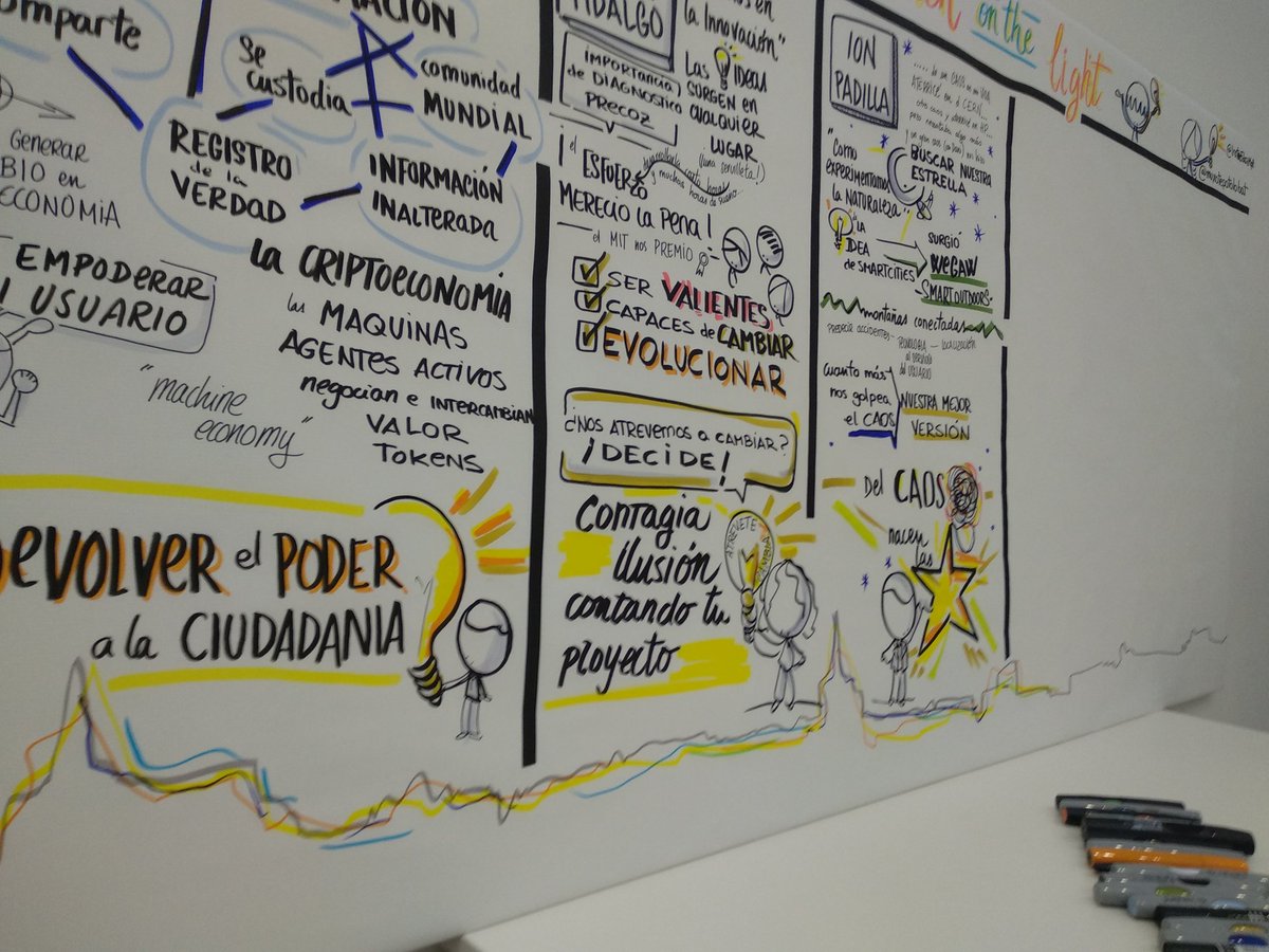 IratxeFdezMpb's tweet photo. Seguimos encendiendo las luces... Del caos nacen las estrellas! #switchonthelight #TEDxVG @TEDxVGasteiz @muxotepotolobat @EKontact https://t.co/cAjJlHm7Ge