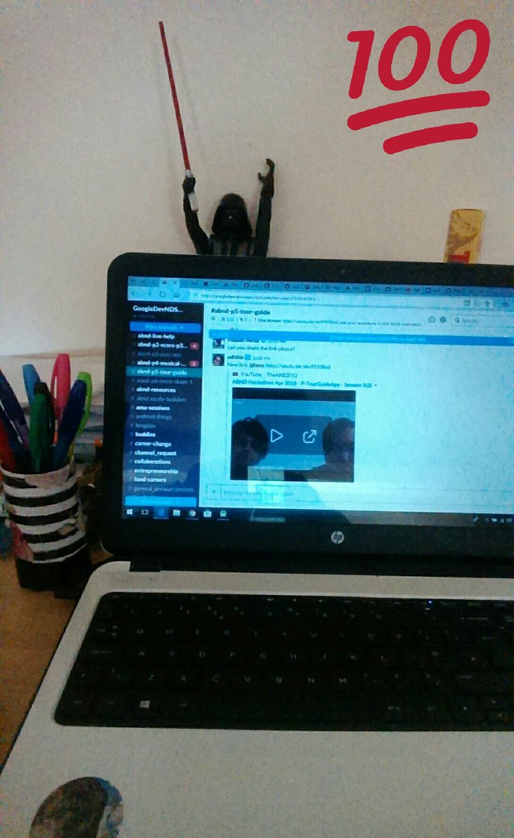 Micdonmallov's tweet image. Me and Darth Vader hanging out.... #AndroidHackathon #GoogleUdacityScholars