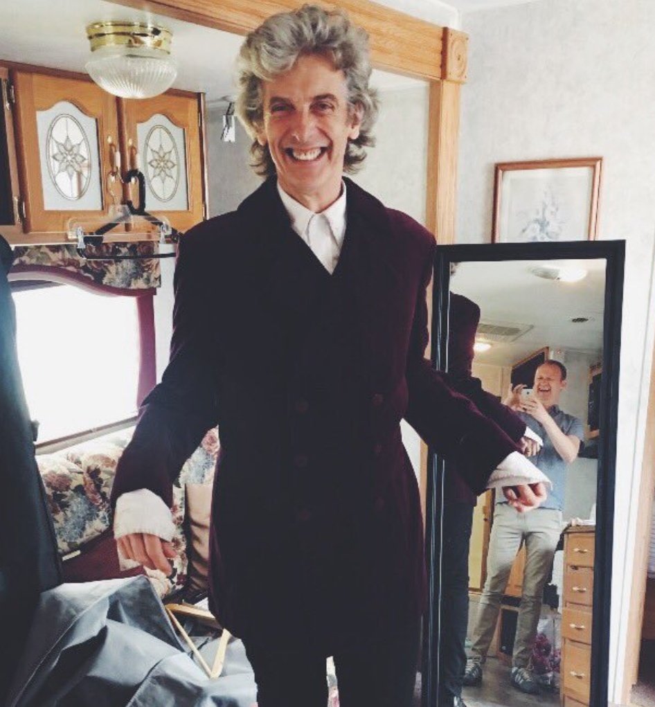 imdoctorwhat's tweet photo. Happy birthday to our rock star, our mad man in a box, the kindest man in the universe, who deserves to be the happiest person alive. I can't even begin to explain how much you helped me and other fans throughout the years. Thank you #PeterCapaldiAt60 https://t.co/T8wYjSThfx