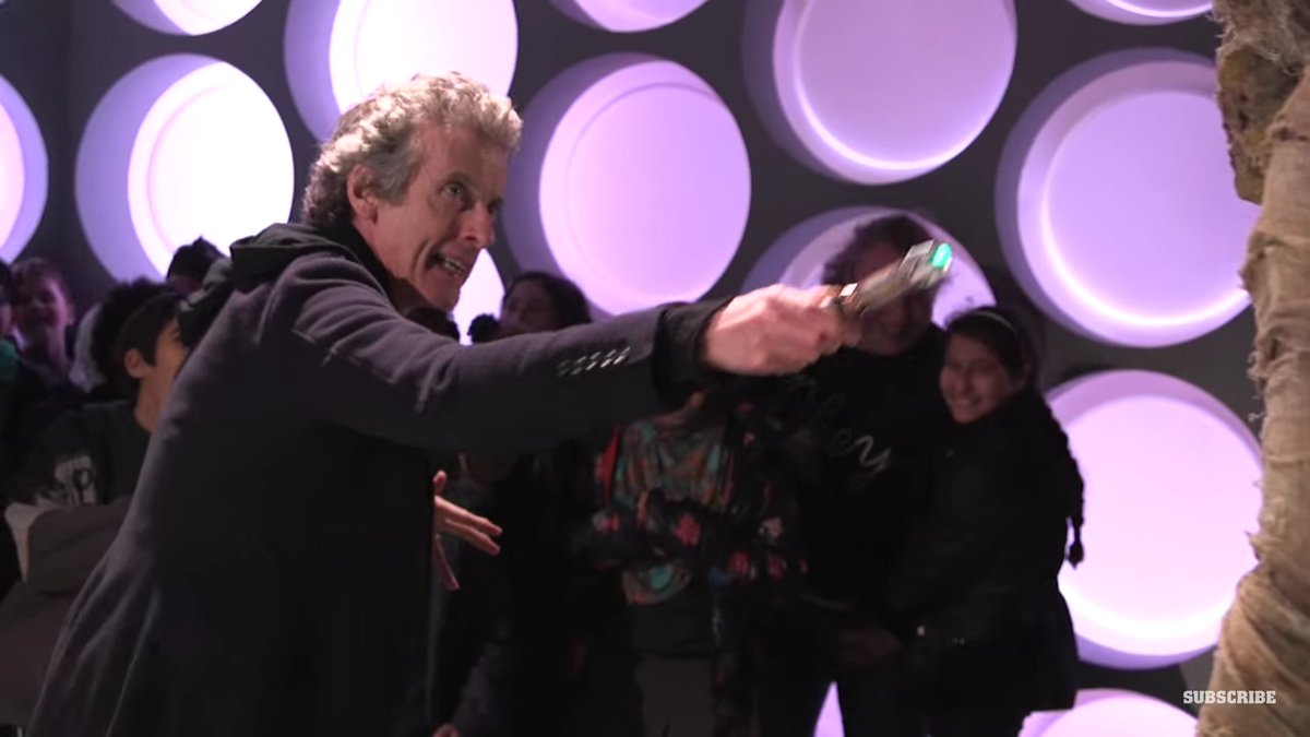 imdoctorwhat's tweet photo. Happy birthday to our rock star, our mad man in a box, the kindest man in the universe, who deserves to be the happiest person alive. I can't even begin to explain how much you helped me and other fans throughout the years. Thank you #PeterCapaldiAt60 https://t.co/T8wYjSThfx