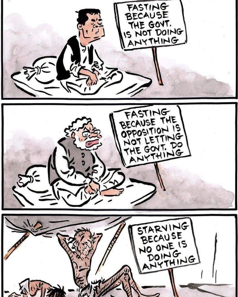 iambackpage's tweet photo. Perfect depiction of present #India👌👌👌
#ModiFails #MaunModi #FastWithModi #NotMyPM #GoBackModi #NewIndia #AchcheDin #JusticeForAsifa #JusticeForUnnao #JusticeForIndians #TrollSangh https://t.co/GqZyR6wTvo