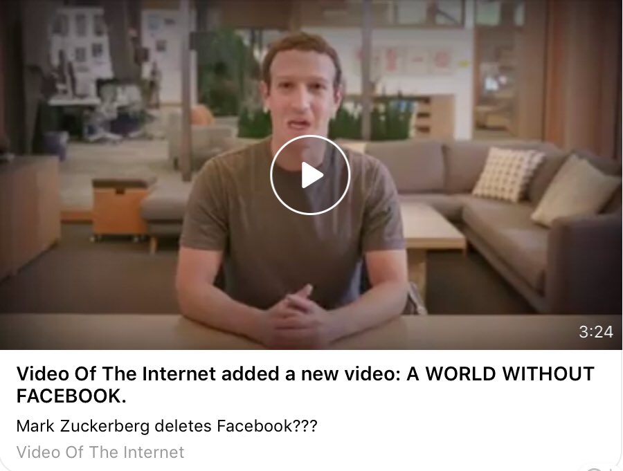 mayocesar's tweet photo. The Zuckerberg chain message just proves how susceptible everyone is to fake news. The video is obviously edited. Using your common sense, you will know that it is a film, so therefore it is not official announcement. #WWFB #Facebookshuttingdown #MarkZuckerberg #ChainMessage. https://t.co/dCDmCxREly