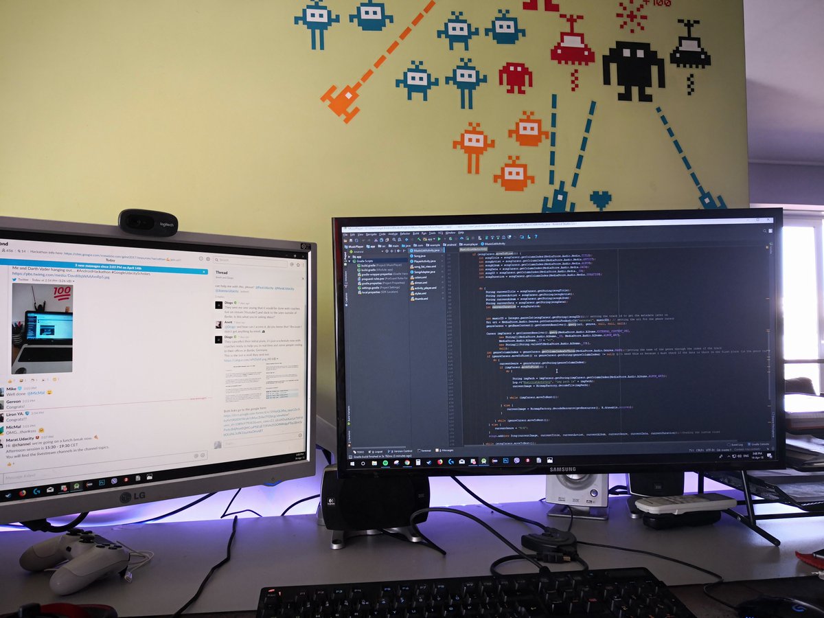 ip_venga's tweet image. Well, hi from sunny Greece. This is my workstation!
#GoogleUdacityScholars #AndroidHackathon #cablemanagementnot