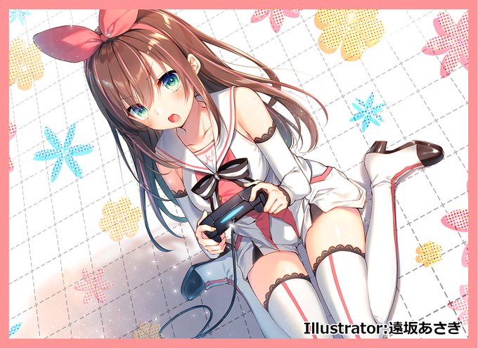 Comic1☆13新作情報⑧
バーチャルYouTuberより、「キズナアイ」 のスリーブとプレイマットになります。
イラストは遠坂あさぎ様(@asagi_0398)になります! 