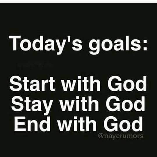 MishonLandry's tweet photo. Today’s Goals: 
- Start With God
- Stay With God
- End With God

#StartWithGod 😇 #StayWithGod 😇 #EndWithGod https://t.co/YSBG1syZ8h