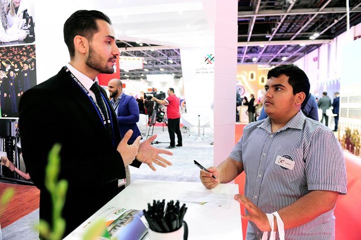 abudhabiuni's tweet photo. It’s the final day of GETEX today and the last few days have been amazing. Don’t miss the chance to come on down to Dubai World Trade Centre to see what we have to offer.
#Getex2018 #myADU https://t.co/gdfkUAZp9Z