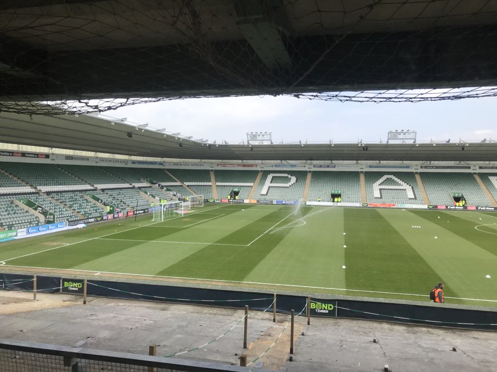 AdamRazzell's tweet photo. Here and ready to take the 3 points home! @PompeyNewsNow @officialpompey #win #shitstadium #pfc #ontour #pompey https://t.co/CWEL0DzKyB