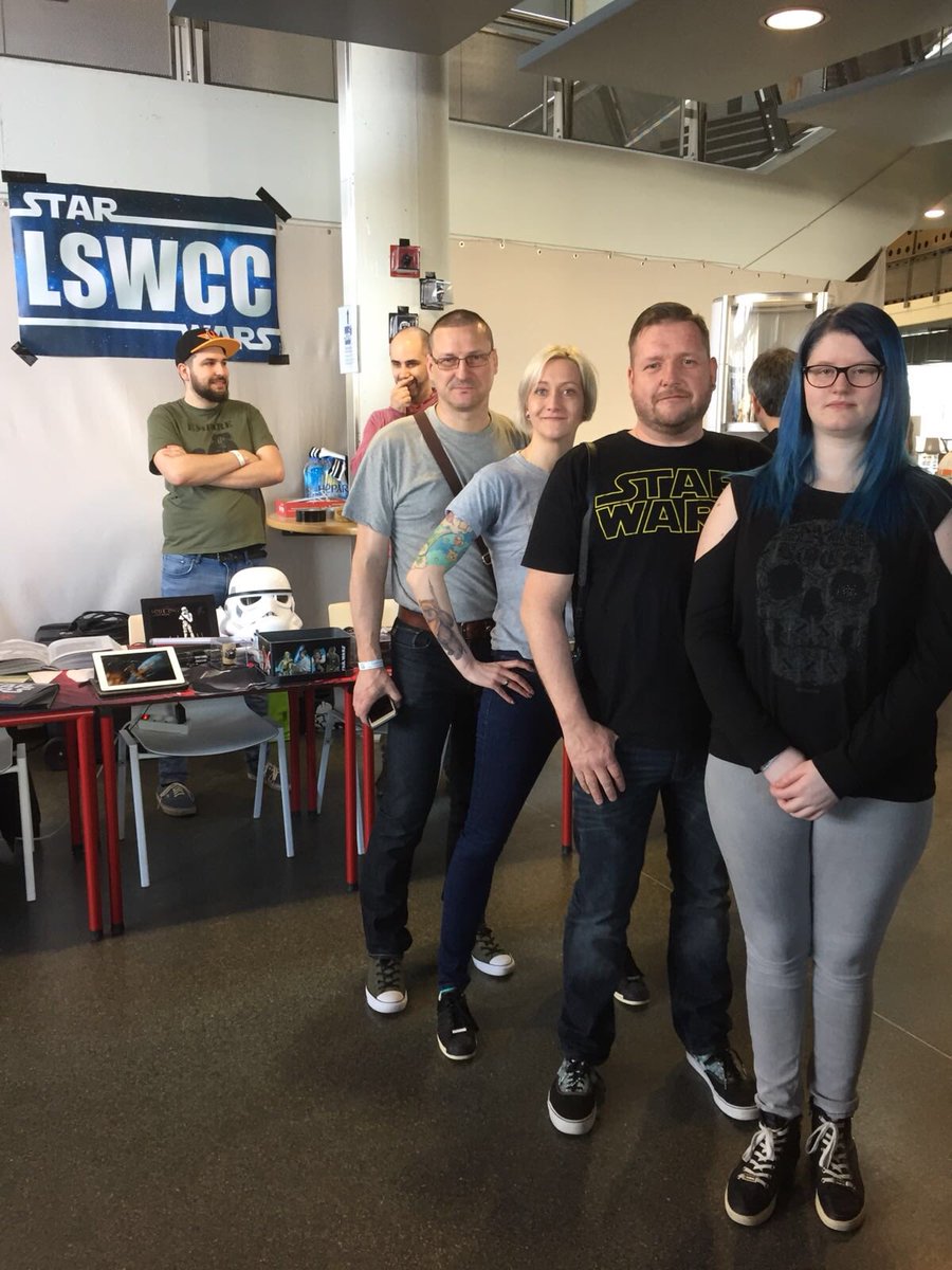 LSWCCLuxembourg's tweet photo. The #lswcc members are ready to welcome all guests visiting the #luxcon2018 at the Forum Geeseknäppchen, Luxembourg City. Come say hi and take a look at our Star Wars collection. We are happy to see you. 👍🏼 https://t.co/qo1lOSTYYZ