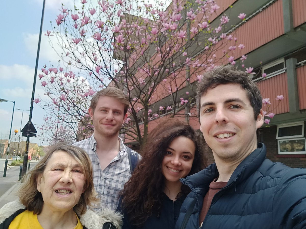 Great morning of talking to residents about how to make Rotherhithe greener, safer and more affordable. Find out more on liberal.London Now a quick lunch at Mama's cafe and we'll be back talking to residents in south Rotherhithe. #LE2018 #SE16