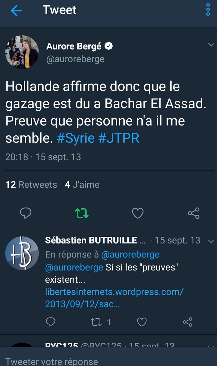 JeanDeFrance_'s tweet photo. On ne se lassera jamais des archives Twitter. N'est-ce pas @auroreberge ? #Syrie https://t.co/izhIWcLLfu