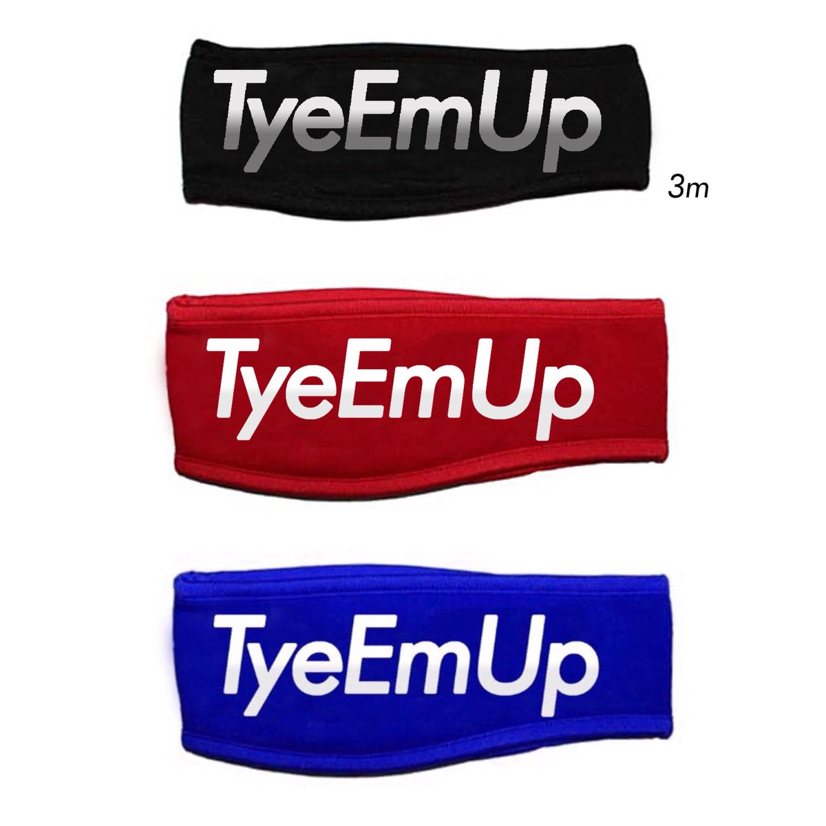 Tye_MyLastName's tweet photo. #TyeEmUp HeadBands Will Be Available This Friday 4/20 📆‼️. Coming In 3 Colors Ways Red W/ White Logo Blue W/ White Logo & Black W/ 3M Reflective Logo 👔👟🆙 https://t.co/pbFYBkQLqW