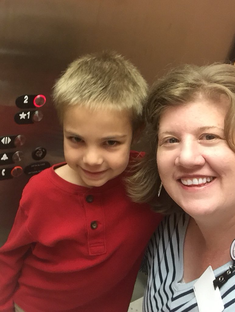 WCEWolverines's tweet photo. This kiddo was the principal for the day on Friday! He spent his day visting classrooms, handing out compliments, judging fiancial literacy projects, and riding the elevator.  He ended the day by saying that he should sleep good after that day! 😊

#WeAreWCES #emsproud @EMSISD https://t.co/ittWzadq1B