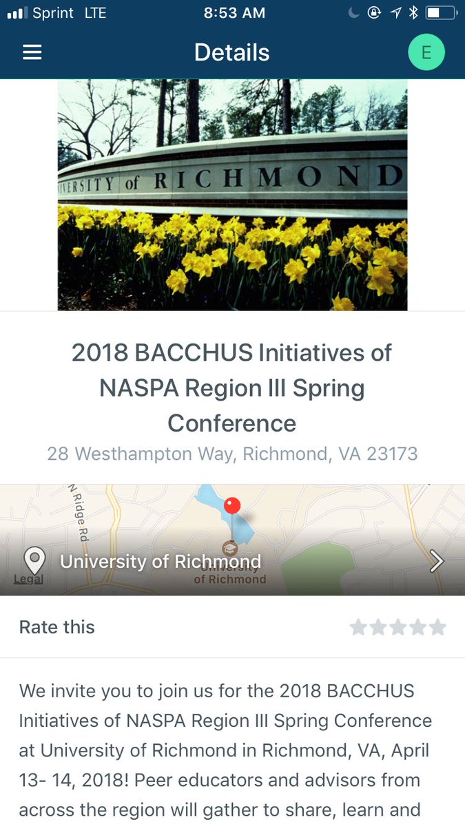 Excited to get the <a href="/BACCHUSnetwork/">BACCHUS Initiatives</a> Region 3 conference started 😊 #peereducation #GoKnights