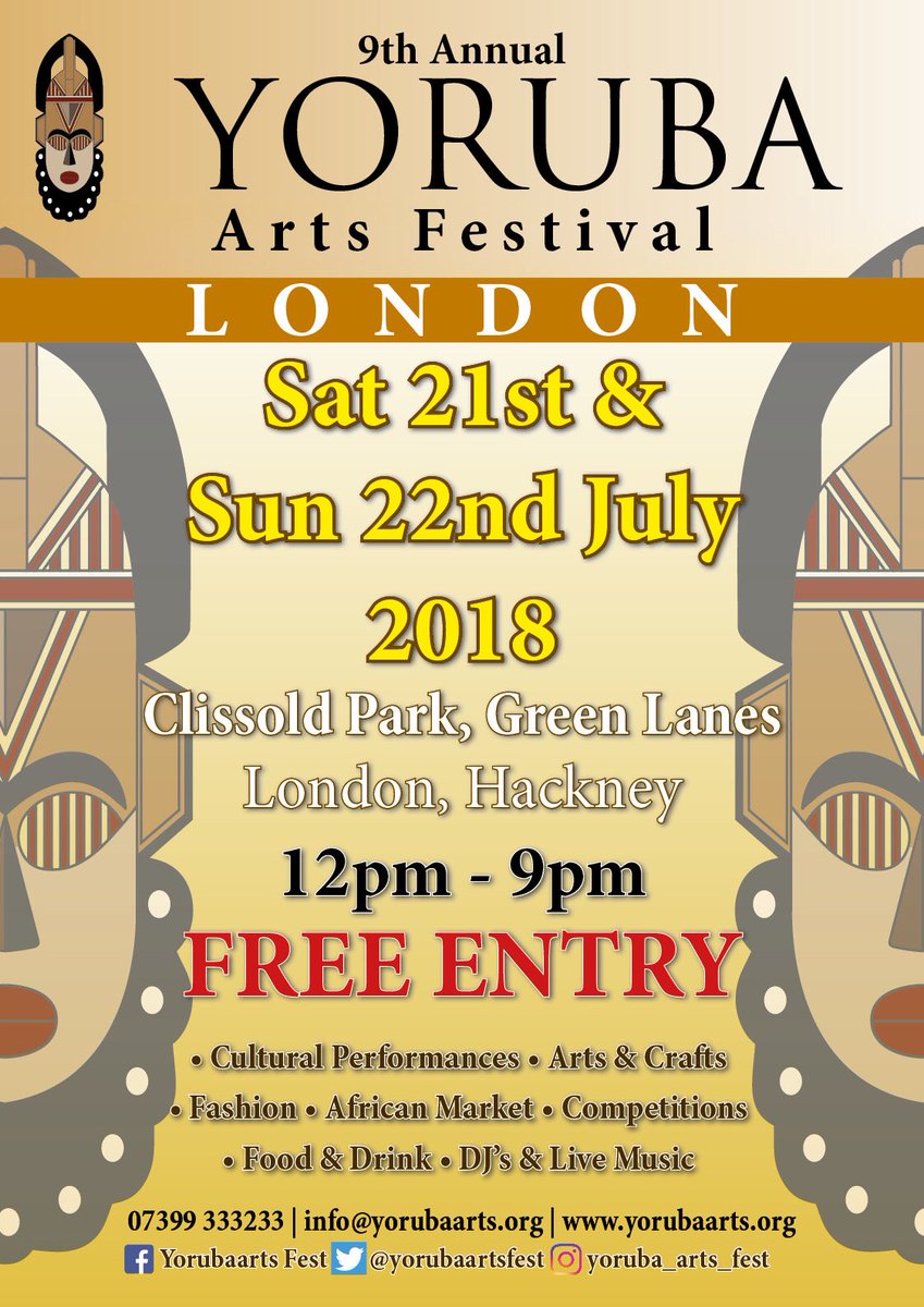 Yoruba Arts Festival (@yoruba_festival) on Twitter photo 