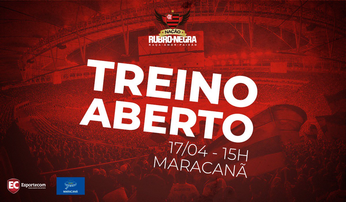 ALÔ, NAÇÃÃÃÃÃÃO!
ABERTO O CHECK-IN DE TORCEDORES PRO TREINO ABERTO NO SITE> BIT.LY/ingressosFla
Sócio-torcedor, faça parte da nossa corrente solidária! Leve 1 kg de alimento não-perecível no dia e entregue no acesso ao Maraca! #OndeEstiverEstarei