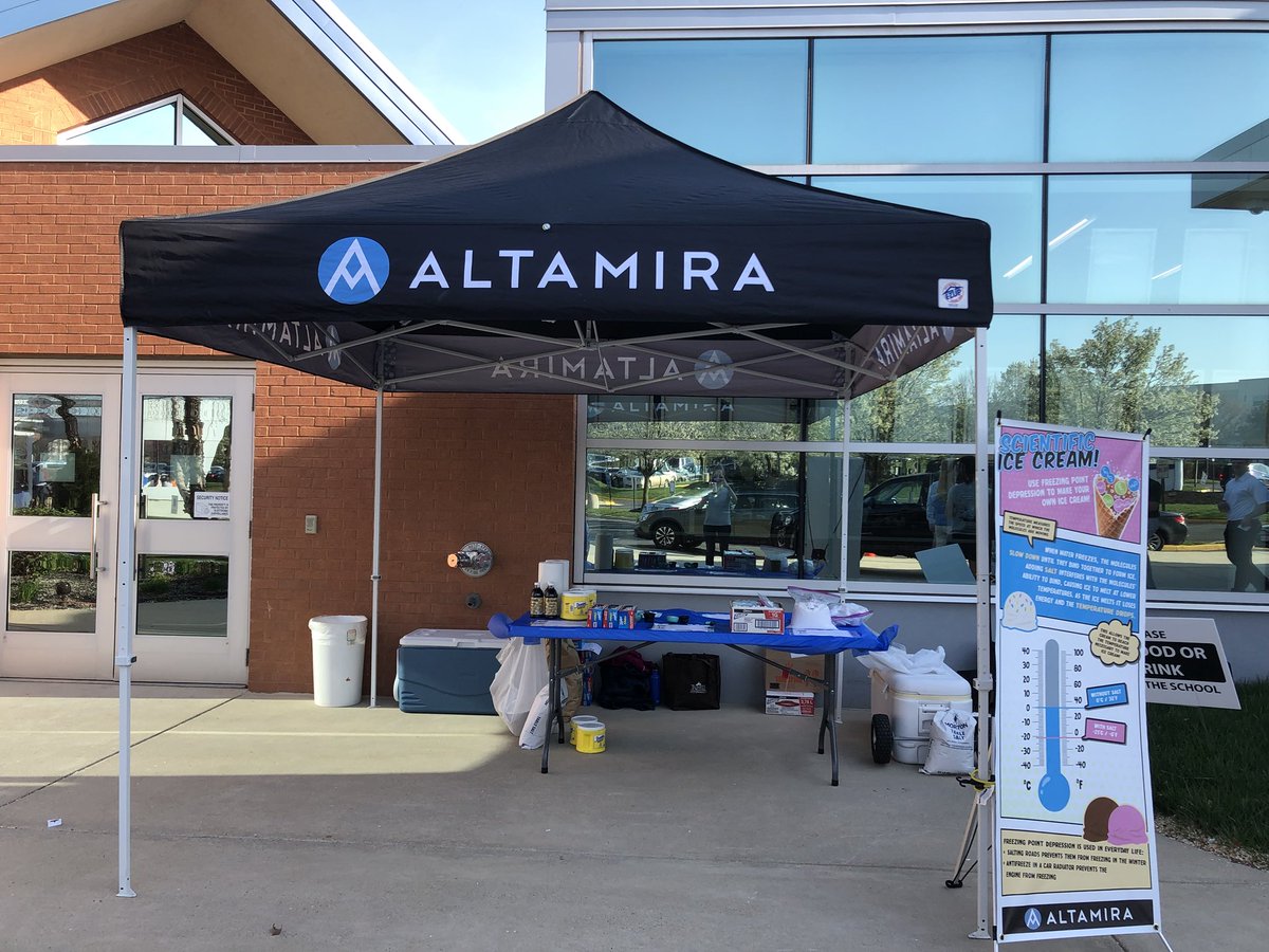 Altamira is hosting this years STEM Symposium at Nysmith School in Herndon, VA. Come out and see us on this beautiful Saturday! We’re shaking up some ice cream! #STEMsymposium #Altamira #buildingtomorrowssuperheroes