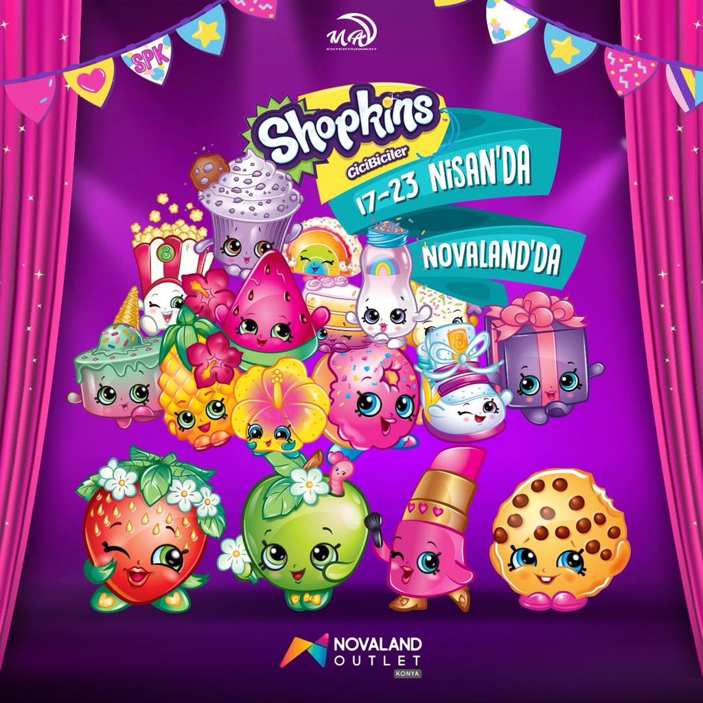 23 NİSAN SHOPKİNS EĞLENCESİ NOVALAND OUTLET'TE ..!
Shopkins Şimdi Konya Novaland Outlet’de!
Etkinlik İçeriği : facebook.com/notes/novaland…