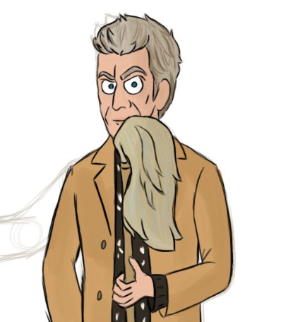 Dusk_Dragon_'s tweet photo. Preview of an upcoming piece, but I thought I'd show off it's current progress just for his Birthday. #PeterCapaldiAt60 https://t.co/jdt4Nvni0C