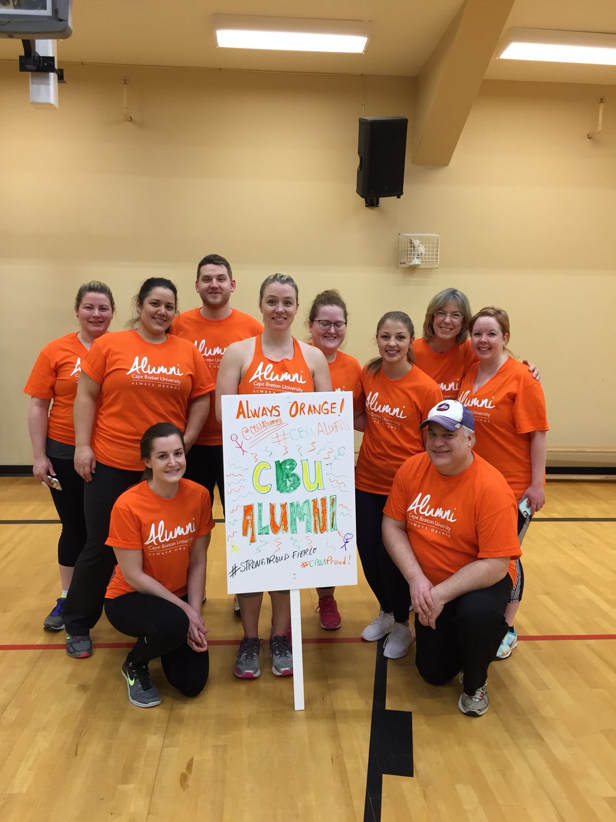 CBUAlumni's tweet photo. Team @CBUAlumni ready to compete in @capebretonymca #SpringIntoMotion #Strong #Fierce #Proud https://t.co/RvYl2oSlRD